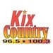 KIX Country 96.5FM - 100.3FM - WBKX Logo